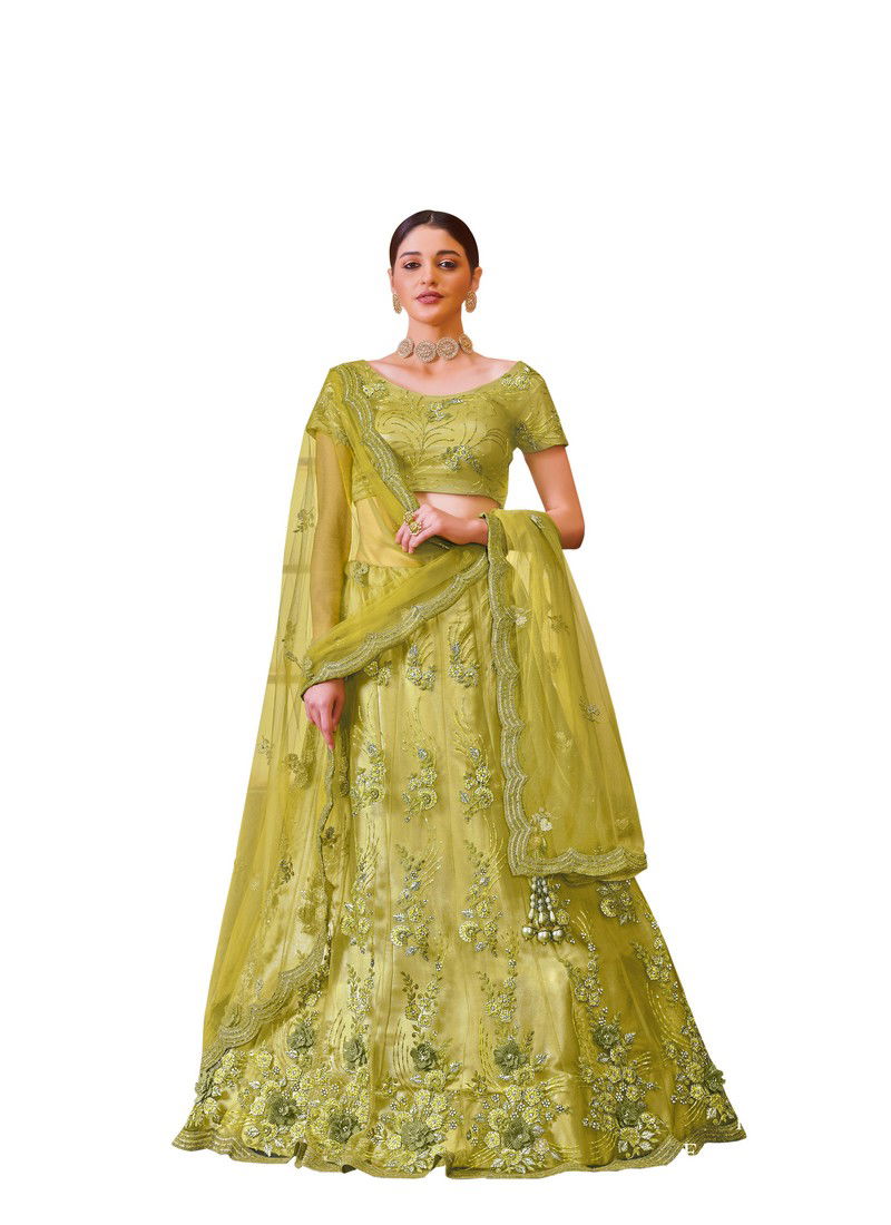 TAZARA NAYONIKA Mohmayaa 16600 Latest Fancy Heavy Designer wedding Wear Net With Satin Silk Cord Resham Sequins Embroidery Lehenga Choli Collection